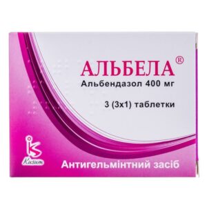 Albela (albendazole) tablets 400 mg. №3