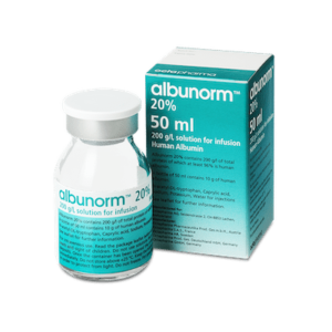 Albunorm (Albumin) 20% solution for infusions 50 ml. №1 vial