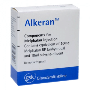 Alceran (melphalan) powder for solution for injections 50 mg. №1 vial