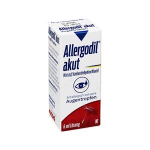 Allergodil (Azelastine) eye drops 0.05% 6 ml.