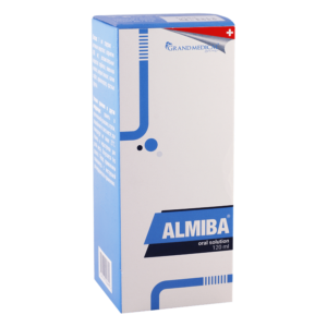 Almiba (L-carnitine) oral solution 120 ml. vial with syringe