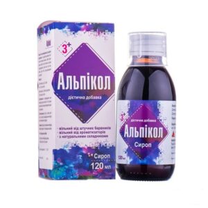 Alpicol (black elderberry standardized extract) syrup 120 ml.