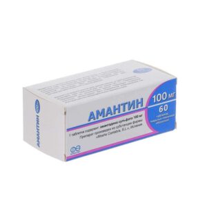 Amantin (amantadine sulfate) coated tablets 100 mg. №60