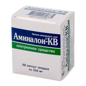 Aminalon (GABA) capsules 0.25 №50