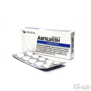 Ampicillin (ampicillin) tablets 0.25 №10