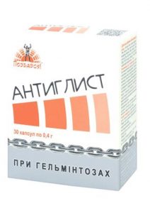 Antiglist (pumpkin seeds) capsules 0.4g №30