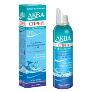 Aqua spray + V-Panthenol (sea salt) nasal spray 0.65% 150 ml.