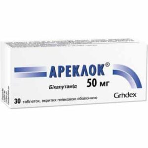 Areclok (bicalutamidum) coated tablets 50 mg. №30