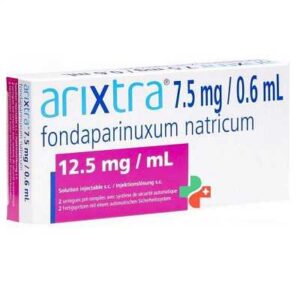 Arixtra (fondaparinux) syringe 12.5 mg/ml. 0.6 ml. (7.5 mg.) №10