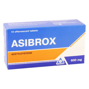 Asibrox (acetylcysteine) effervescent tablets 600 mg. №10