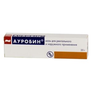 Aurobin (prednisolone capronate) ointment 20 g. tube