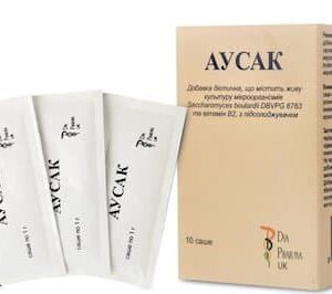 Ausak (microorganism culture Saccharomyces boulardi) sachet №10