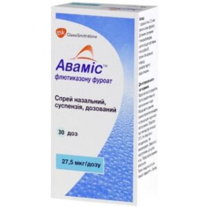 Avamis (fluticasone furoate) nasal spray 27.5 mcg/dose 30 doses №1