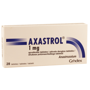 Axastrol (anastrozole) coated tablets 1 mg. №28