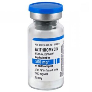 Azitromicin (azithromycin) lyophilisate powder for injections 500 mg. vial №1