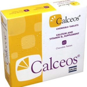 Calceos (calcium carbonate) chewing tablets №60