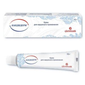 Candiderm (lotrimazole) cream 15 g. tube for external use