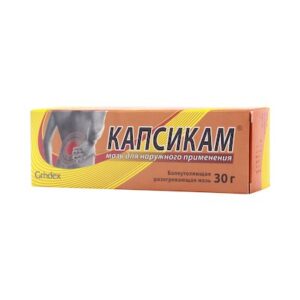 Capsicam (dimethyl sulfoxide) ointment 30 g.