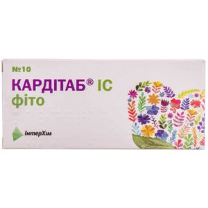 Carditab Fito (Extractum Valerianae siccum) coated tablets №10