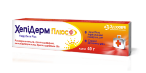ChepiDerm Plus (dexpanthenol, benzalkonium, chlorhexidine) cream 40 g. tube