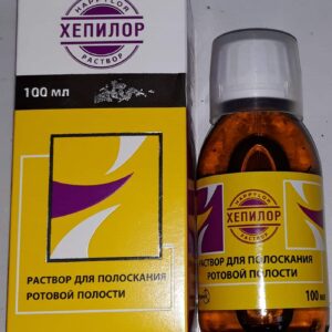 Chepilor (hexetidine) solution oral 100 ml.