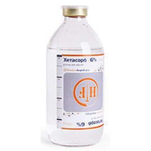 Chetasorb 6% (hydroxyethyl starch, sodium chloride) solution for infusions 500 ml. №1 vial