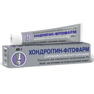 Chondroitin-Fitofarm (chondroitin sodium sulfate) emulgel 5% 40 g.