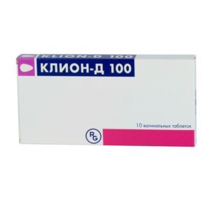 Clion D 100 (metronidazole, miconazole nitrate) vaginal tablets №10