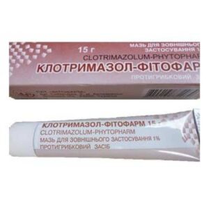 Clotrimazol-Fitofarm (clotrimazolum) ointment 15 g.