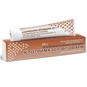 Clotrimazol-Fitofarm (clotrimazolum) ointment 25 g.