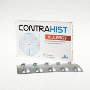 Contrachist Alerdji (levocetirizine) coated tablets 5 mg. №10