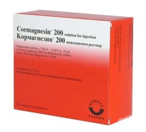 Cormagnezin (magnesium) ampoules 200 mg. 10 ml. №10