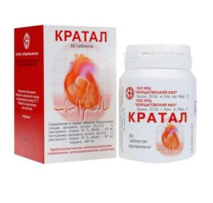 Cratal (Crataegiae fructus extractum spissum) tablets №60