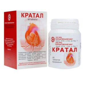 Cratal (Crataegiae fructus extractum spissum) tablets №60