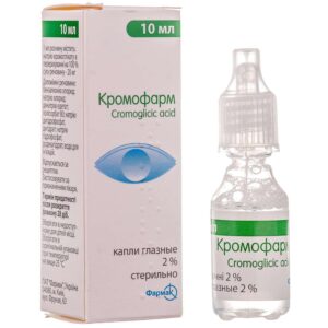 Cromofarm (cromoglicic acid) eye drops 2% 10 ml.