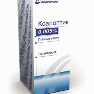 Csaloptik (latanoprost) eye drops solution 50 mcg/ml. 2.5 ml. vial №1