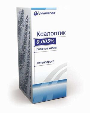 Csaloptik (latanoprost) eye drops solution 50 mcg/ml. 2.5 ml. vial №1