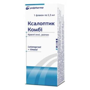 Csaloptik Combi (latanoprost) eye drops solution 2.5 ml. vial №1