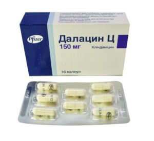 Dalacin K (clindamycin) capsules 150 mg. №16