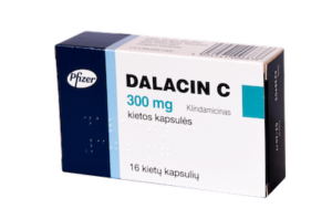 Dalacin K (clindamycin) capsules 300 mg. №16