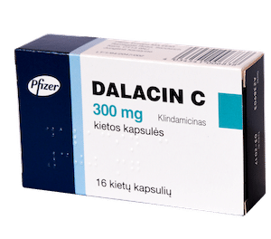 Dalacin K (clindamycin) capsules 300 mg. №16