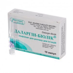 Dalargyn-Farmsintez (dalargin) solution for injections 1 mg/ml. 1ml. ampoules №10