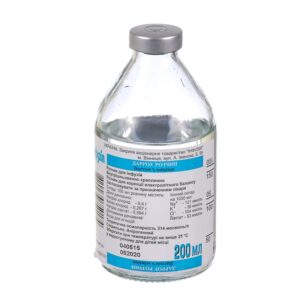 Darrou (sodium chloride, potassium chloride, sodium lactate) solution for infusions 200 ml. vial