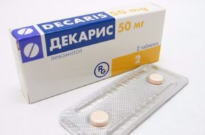 Decaris (levamisole) tablets 50 mg. №2