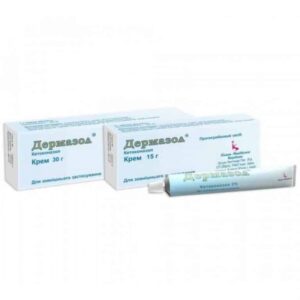 Dermazol (ketoconazole) cream 2% 15 g.