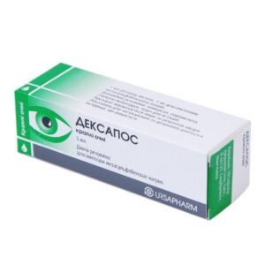 Dexapos (dexamethasone) eye drops 1 mg/ml. 5 ml.