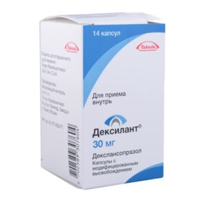 Dexilant (dexlansoprazole) hard capsules with modified release 30 mg. №14