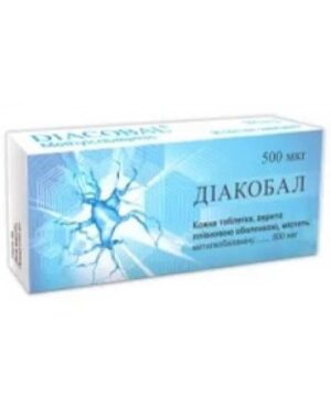 Diacobal (methylcobalamin) coated tablets 500 mcg. №30