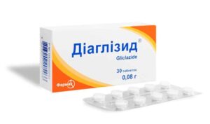 Diaglizid (gliclazide) tablets 0.08 g. №60