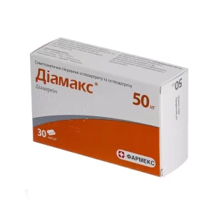 Diamax (diacerein) capsules 50 mg. №30